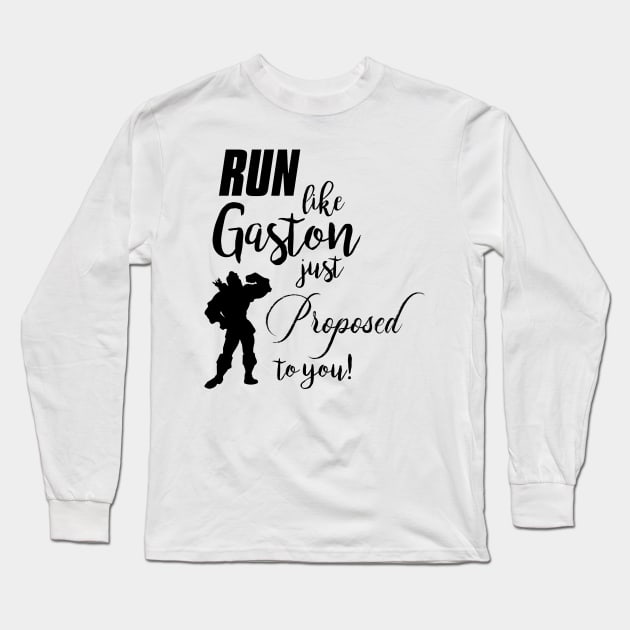 Run Gaston Long Sleeve T-Shirt by LeesaMay